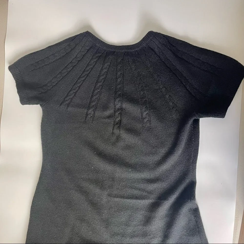 Calvin Klein Dress - merino wool/acrylic - Black - Size Small